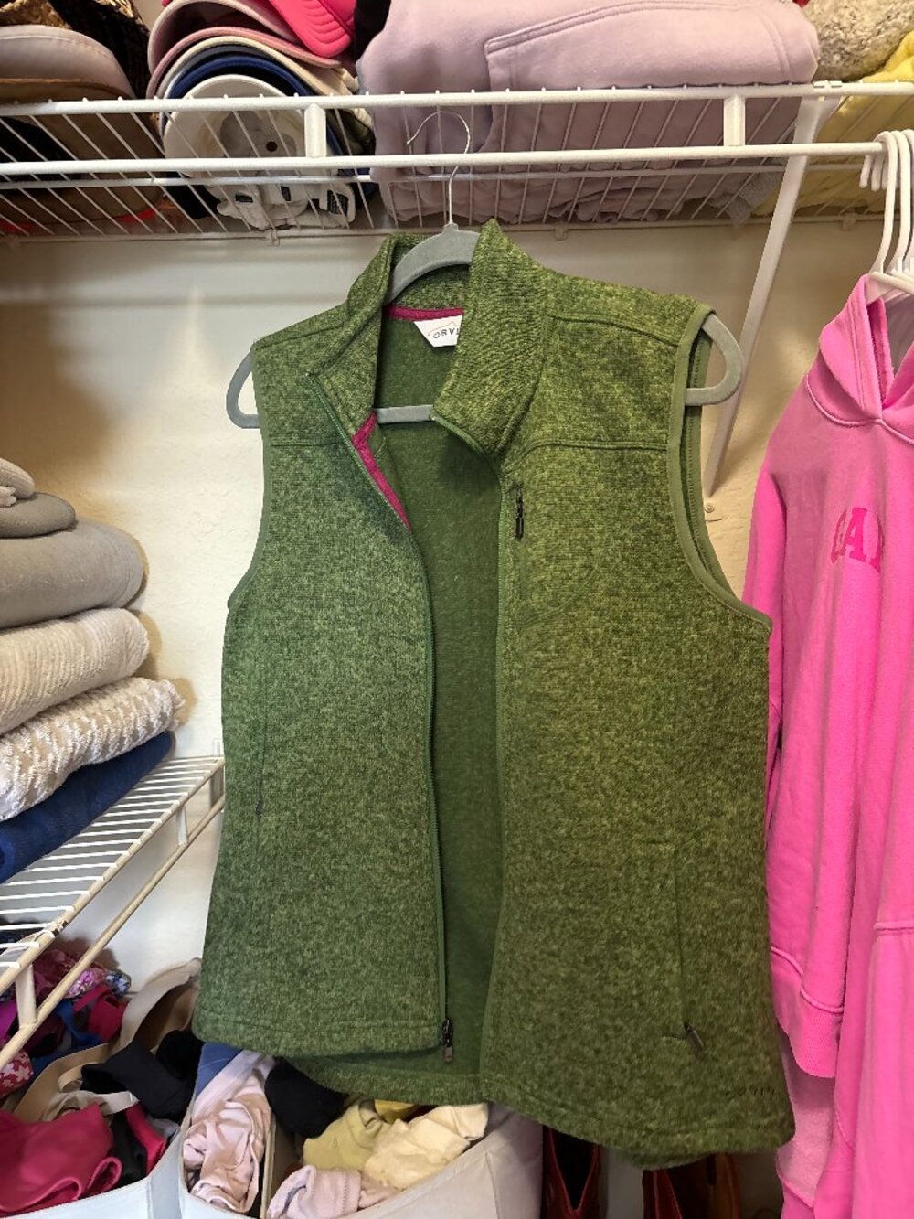 Green Orvis M Women's vest